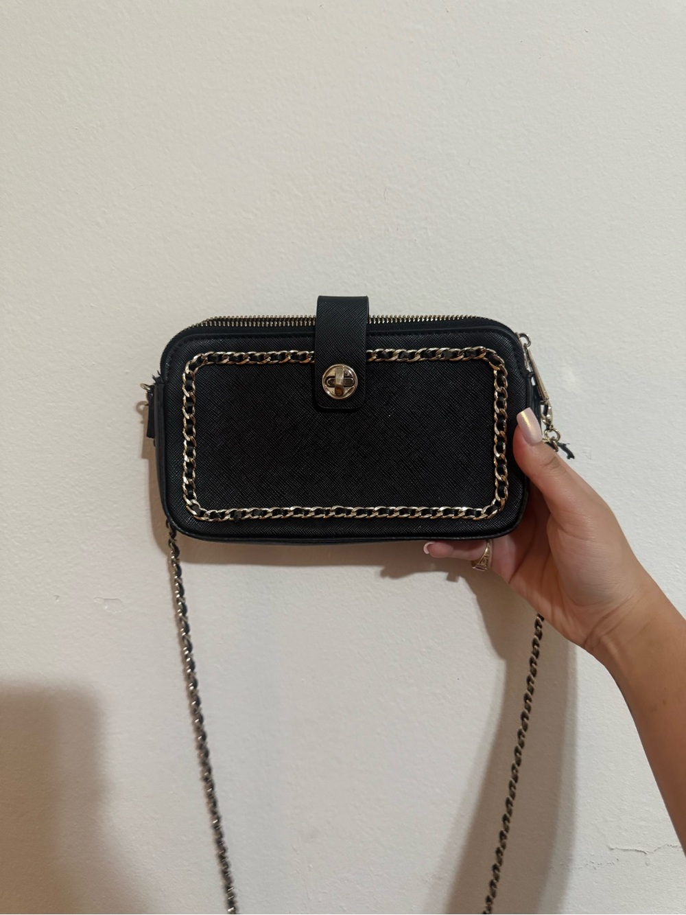 Zara Black Crossbody bag